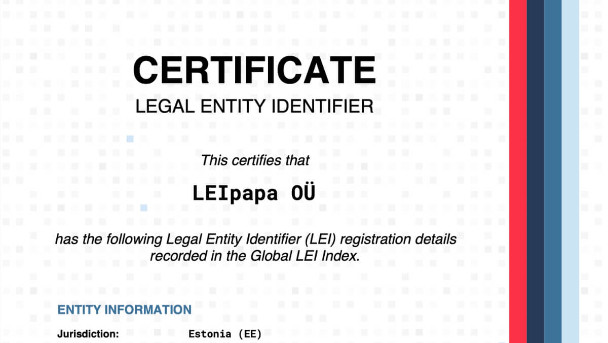 Free LEI Certificate Download Now Available on LEIprofile