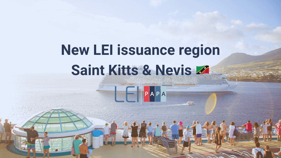 St Kitts and Nevis 🇰🇳 New LEI issuance Region